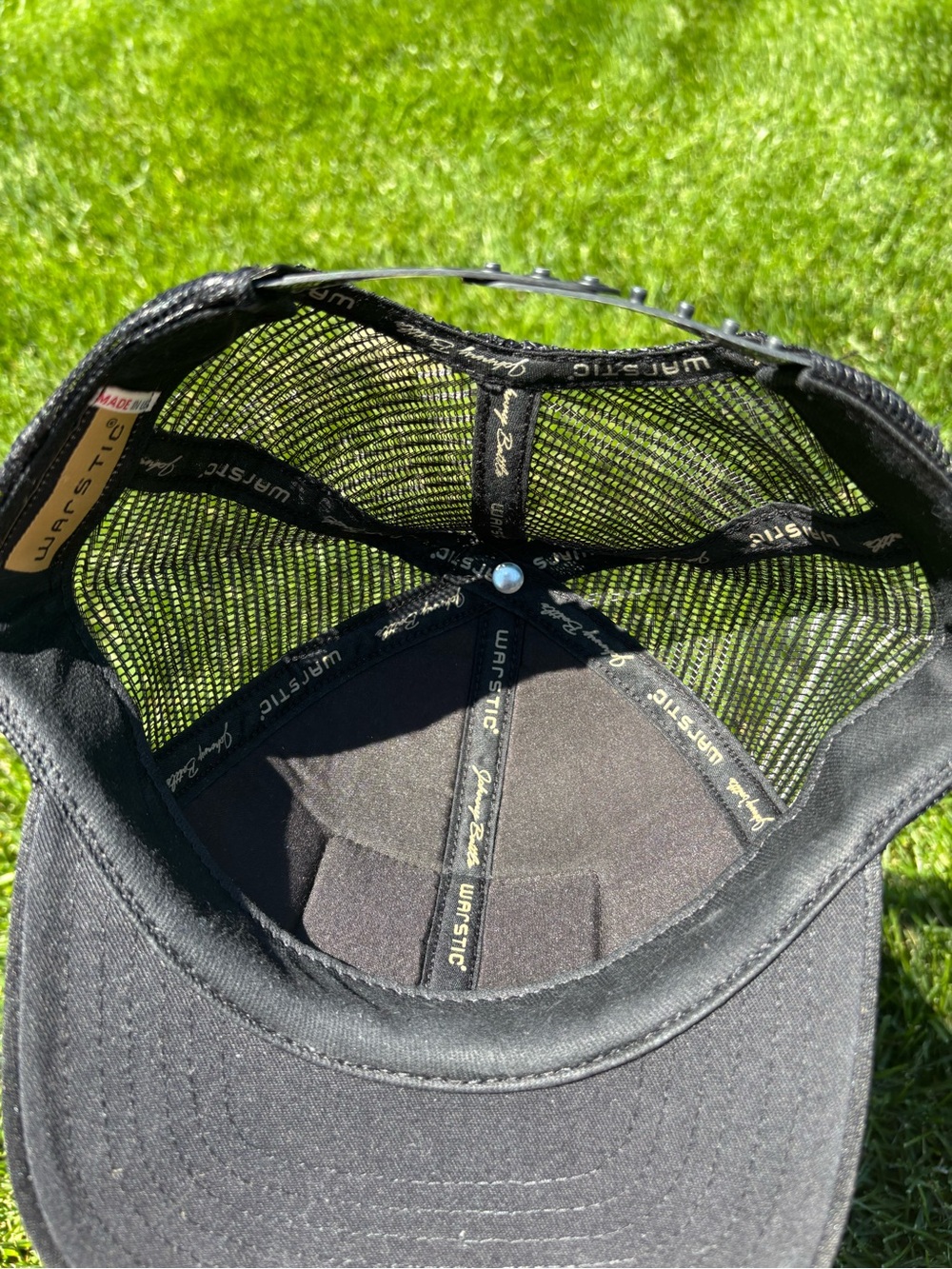 Black Trucker Hat - Logo Patch - Picture 3 of 3